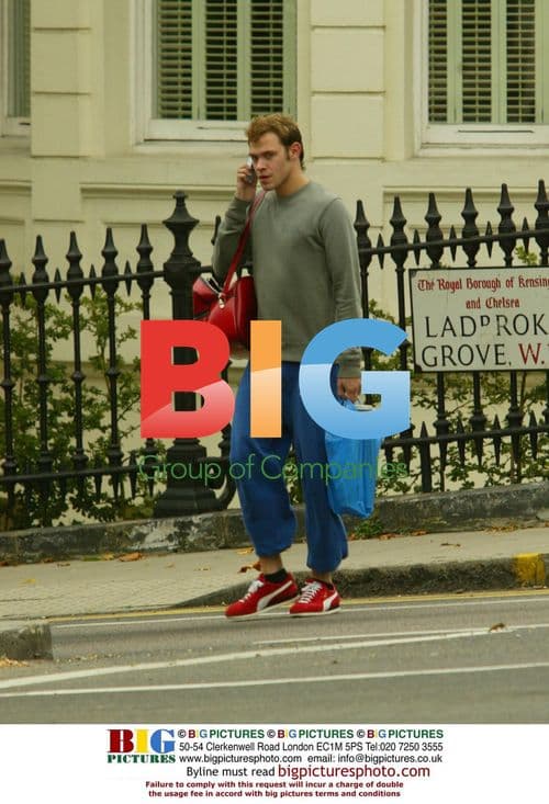 Pop Idol Will Young Relaxes in North London