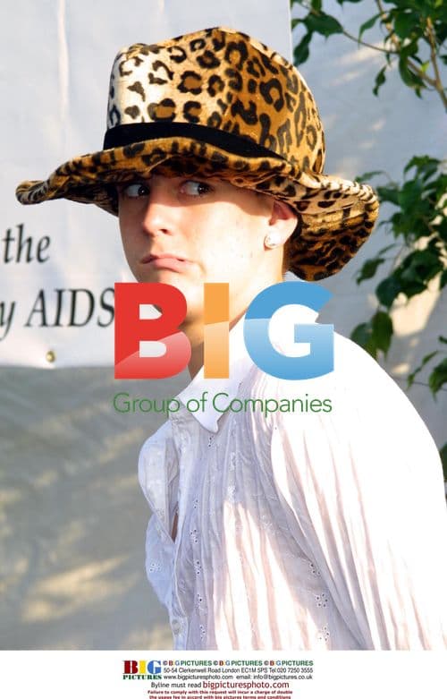 Aaron Carter at Dream Halloween benefit