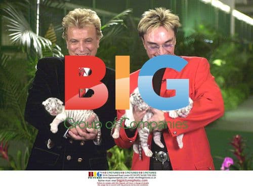 Siegfried & Roy Introduce Newborn Royal White Tiger Cubs