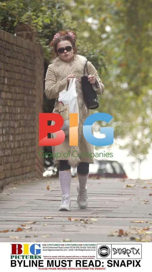 Helena Bonham Carter Shopping in London