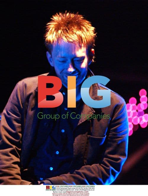 Thom Yorke Performing at Shoreline Amphitheater