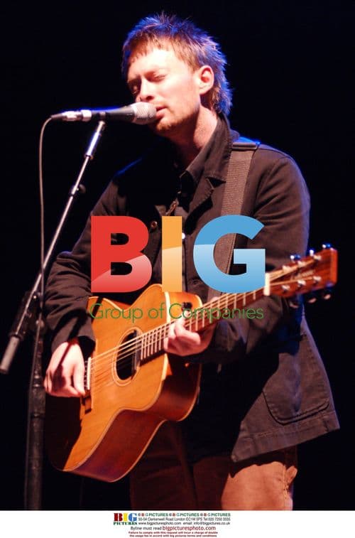 Thom Yorke Performing at Shoreline Amphitheater