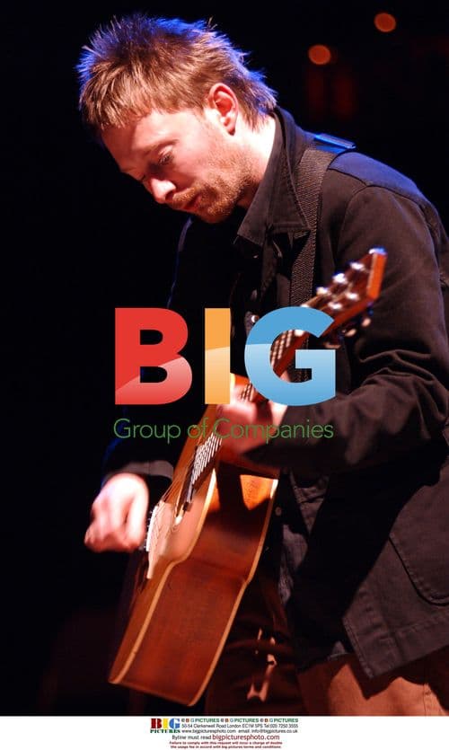 Thom Yorke Performing at Shoreline Amphitheater