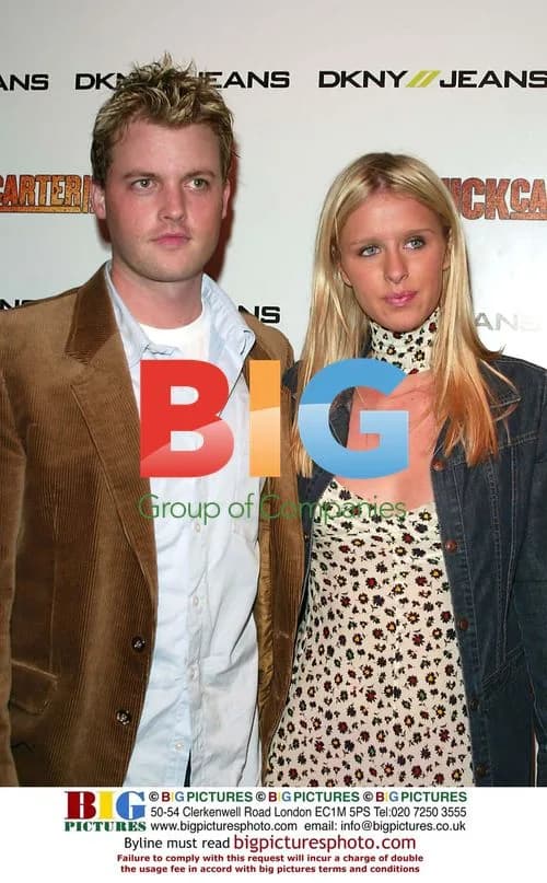 Bryan McFayden and Nicky Hilton at Nick Carter Party