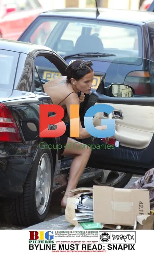 Model Sophie Anderton Shopping in West London