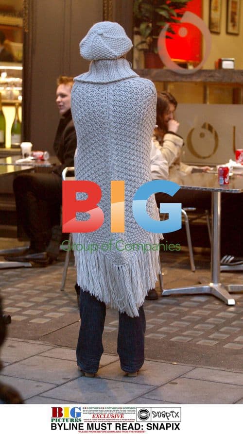 Agnethe Petit's curious crotcheted outfit