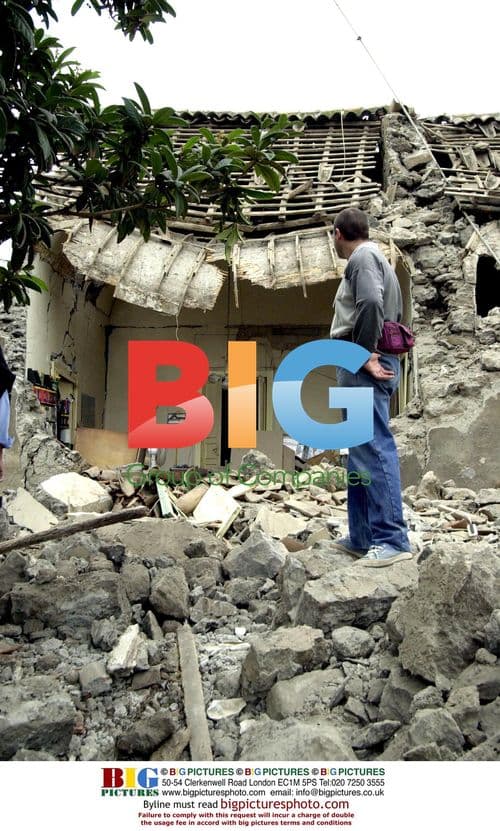 Earthquake Aftermath in Santa Vererina, Sicily