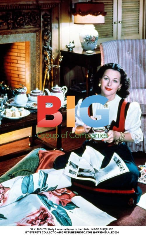 Hedy Lamarr at Home in the 1940s