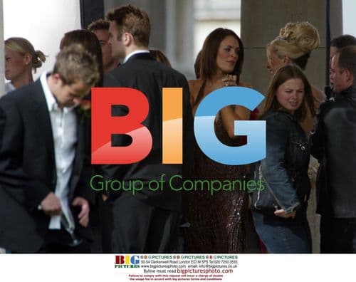 Footballers Wives Cast Filming Wedding