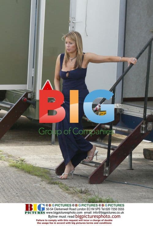 Footballers Wives Cast Filming Wedding Scene