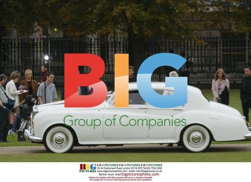 Michael Aspill Filming 'Footballers Wives' in Grenwich