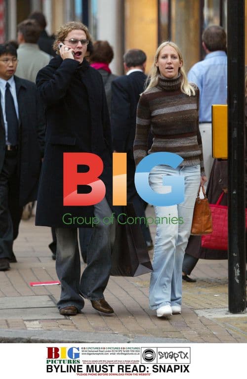 Joe Washbourn from Toploader shopping in London