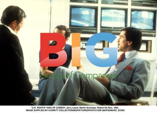 Jerry Lewis, Martin Scorsese, and Robert De Niro on set