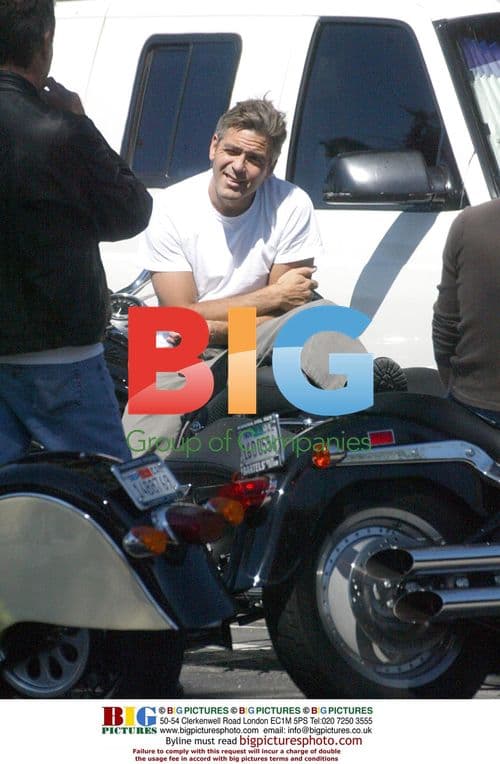 Clooney and Leno Bike Ride