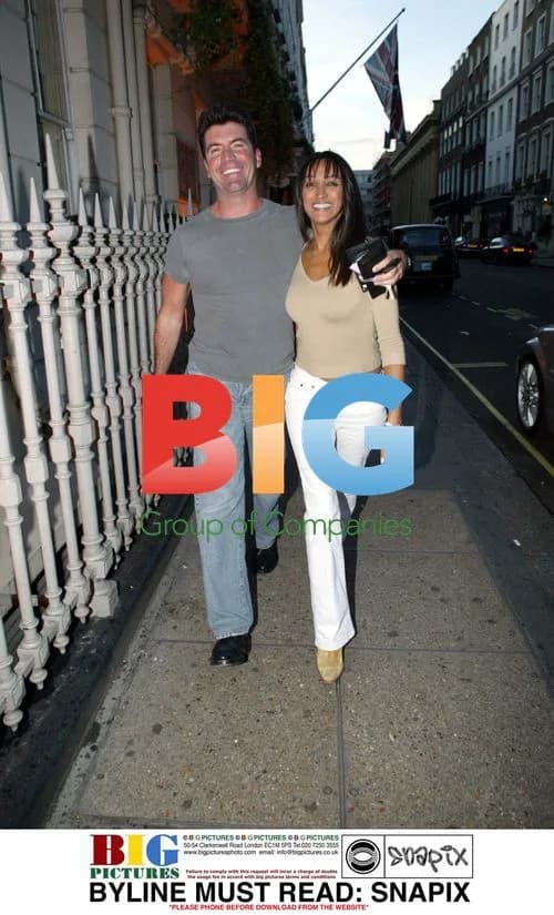 Simon Cowell and Jacki St. Claire in London