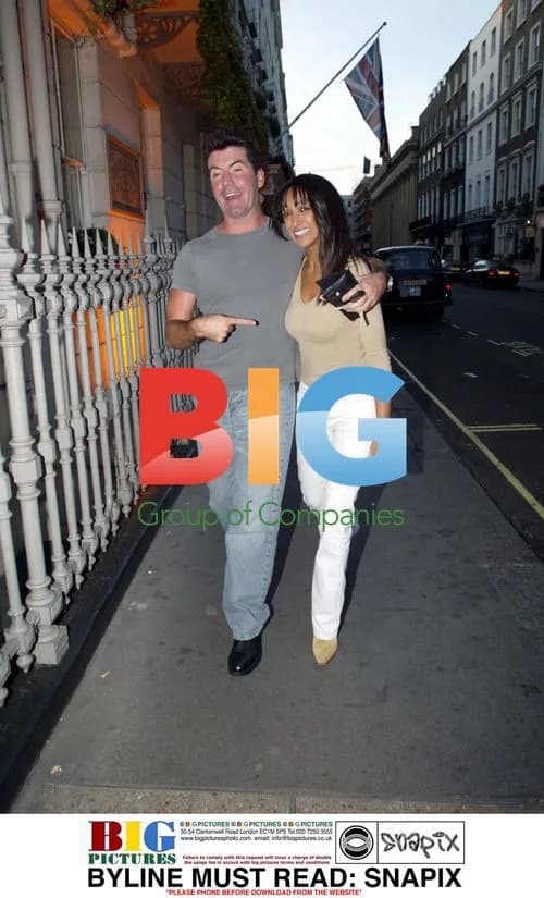 Simon Cowell and Jacki St. Claire in London