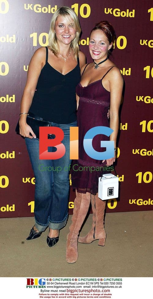 Catherine Monaghan and Sarah Cawood at UK Gold Party