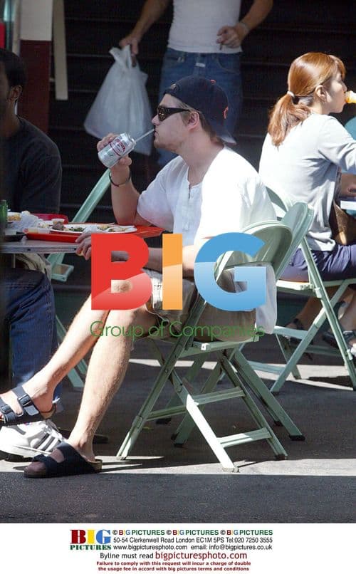 Leonardo DiCaprio at Farmers Market