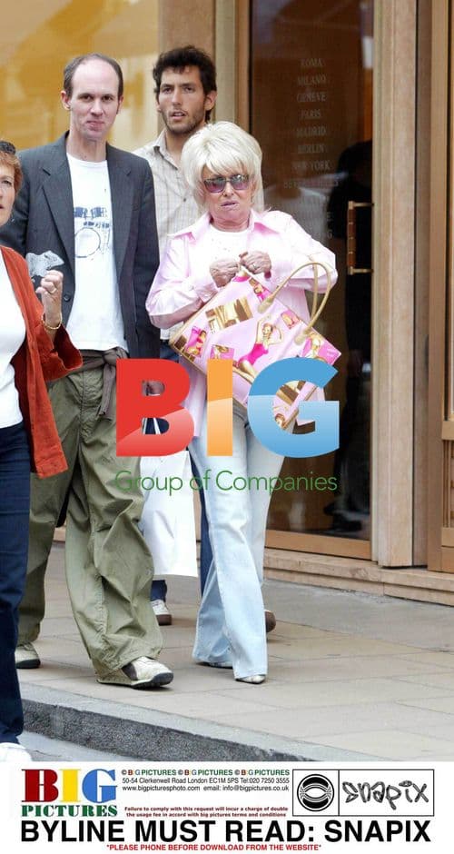 Barbara Windsor Shopping at Gina Shoe Boutique