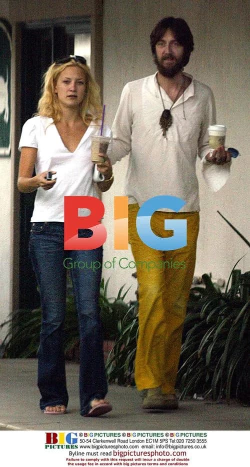 Kate Hudson and Husband at Malibu Beach House