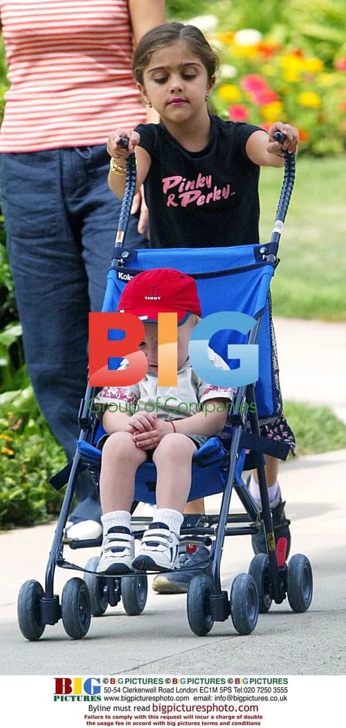 Madonna's kids with nannies in Beverly Hills