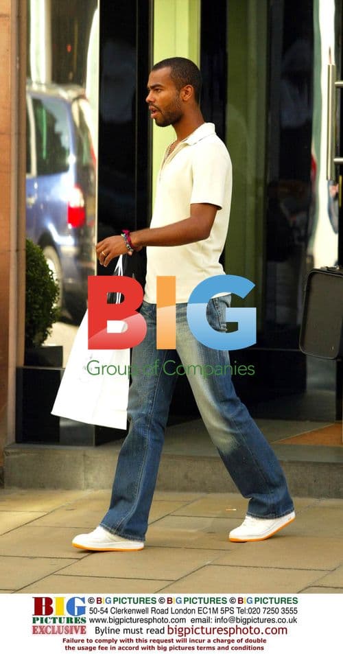 Ashley Cole Shopping in West London