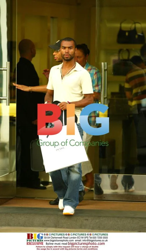 Ashley Cole Shopping in London