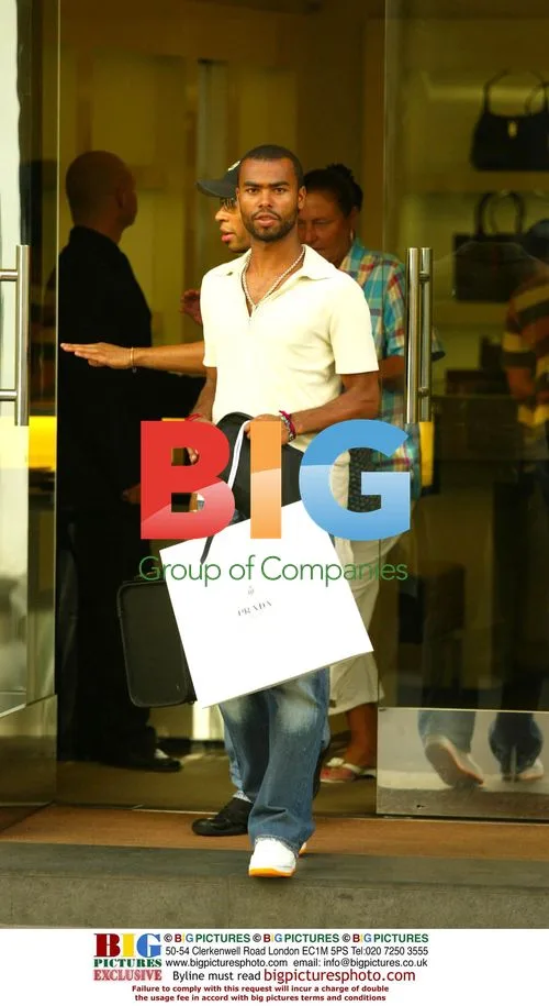 Ashley Cole Shopping in West London