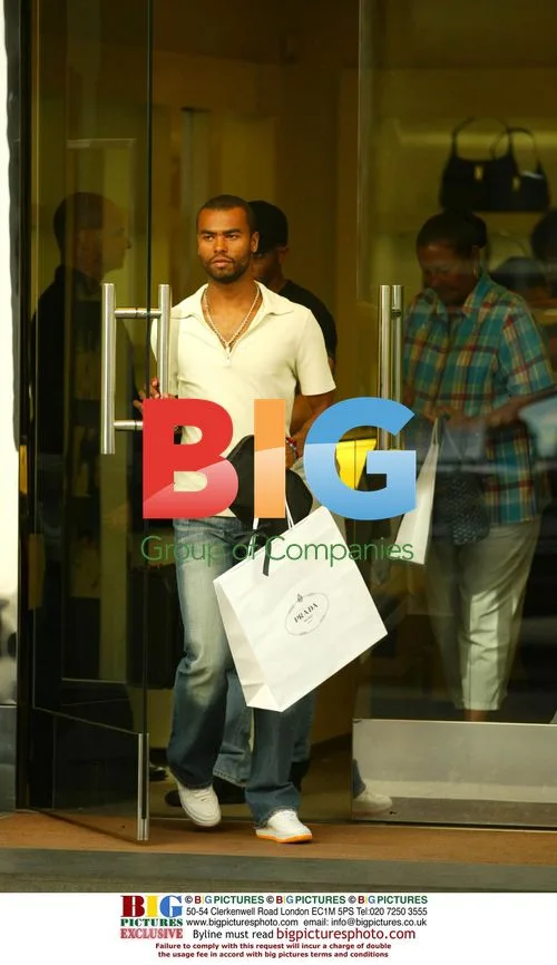 Ashley Cole Shopping in West London