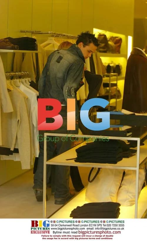 Gareth Gates Shopping on Bond Street