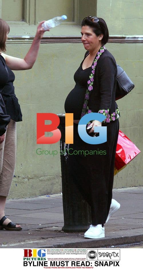 Pregnant Singer Sharleen Spitery Walking in Notting Hill