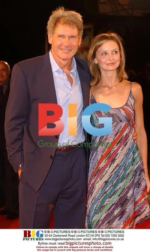 Harrison Ford and Calista Flockhart at K-19 Premiere