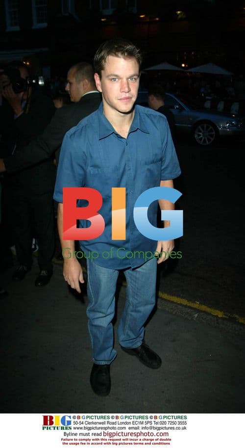 Matt Damon at "The Bourne Identity" Screening