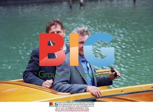 Liam Neeson and Harrison Ford at Venice Film Festival
