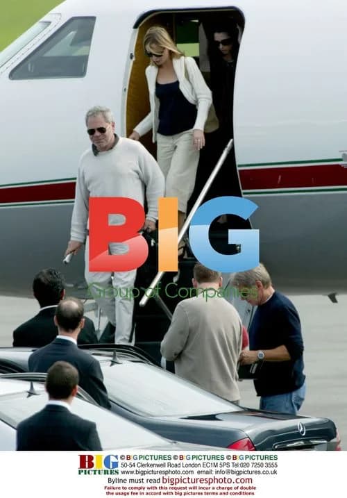 Harrison Ford & Calista Flockhart at Deauville Airport