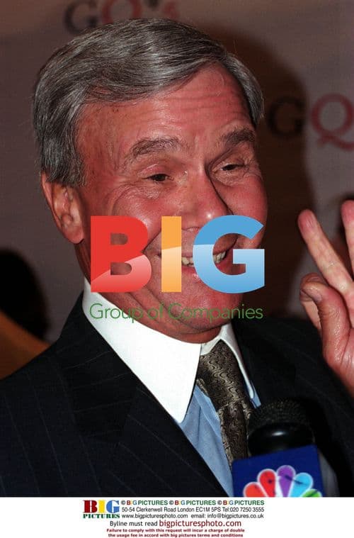 Tom Brokaw Arrives at GQ 45th Party
