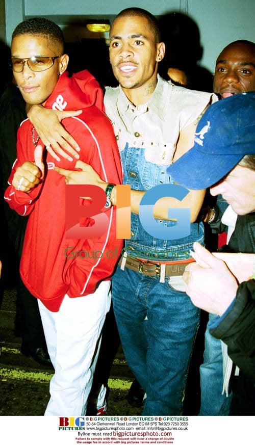 Romeo and So Solid Crew Leaving Chinawhites Club