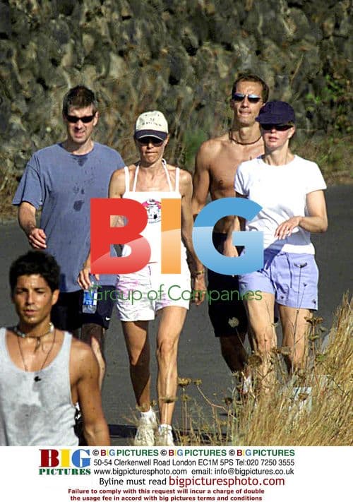 Lady Helen Taylor Jogging in Pantelleria