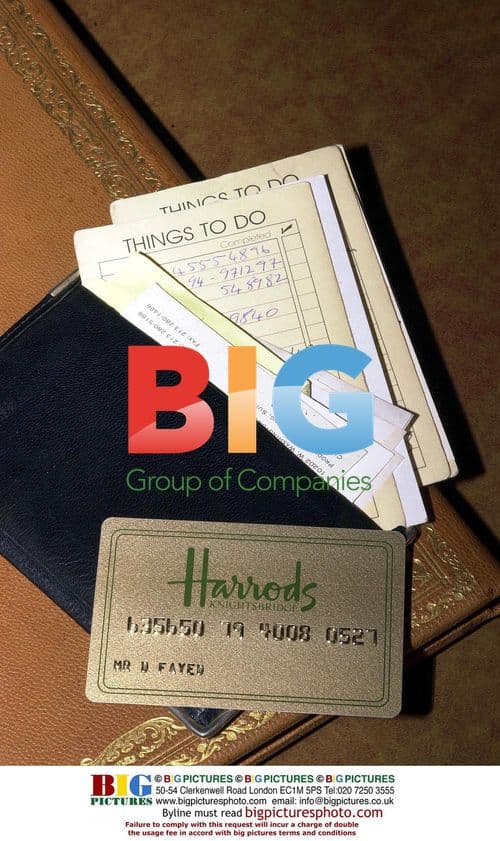 Dodi Fayed's wallet at his Paris flat