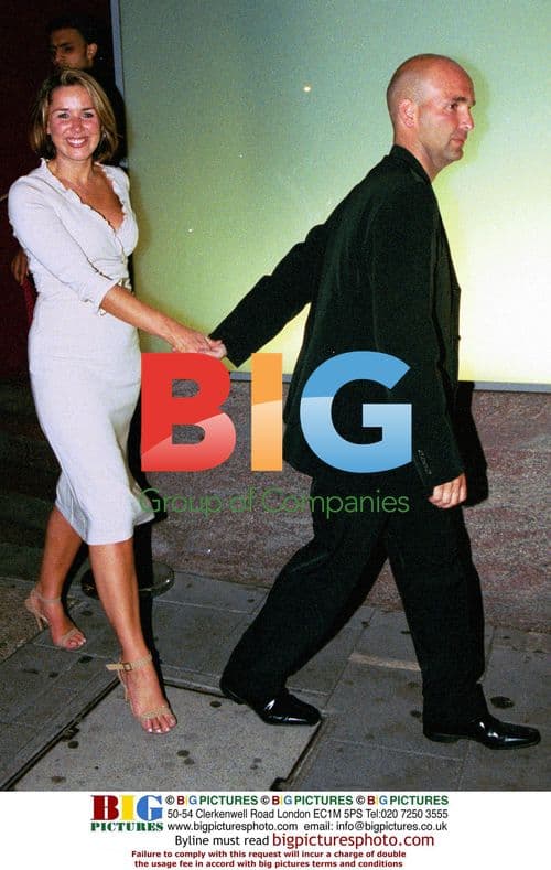 Actress Claire Sweeney and Boyfriend Leaving Met Bar