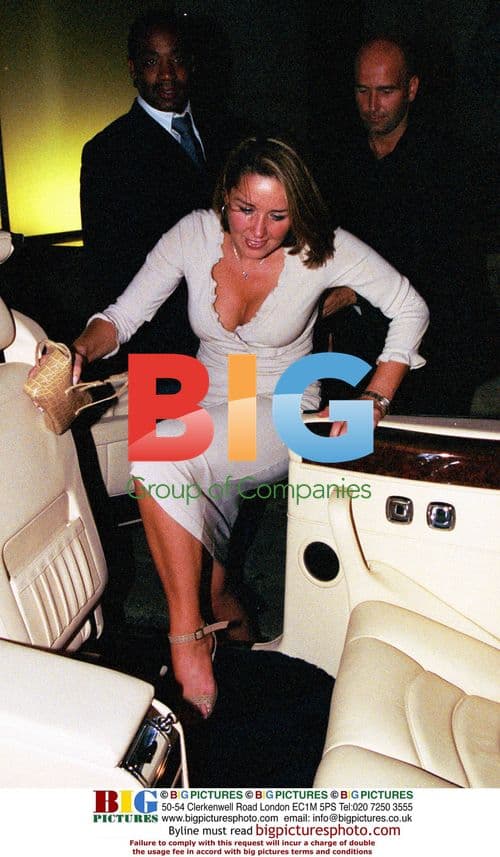 Actress Claire Sweeney with boyfriend