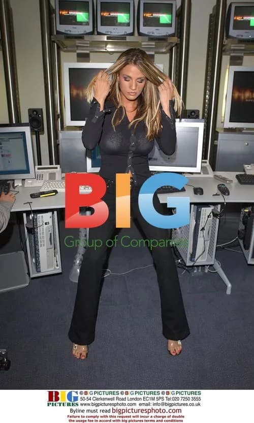 Jordan at the BBCI Studio in London