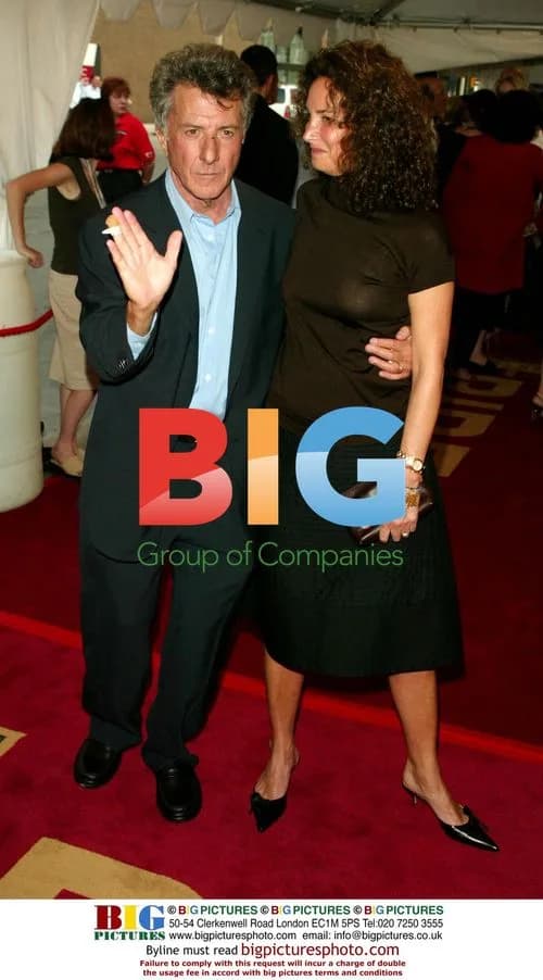 Dustin Hoffman and wife Lisa at "Moonlight Mile" premiere