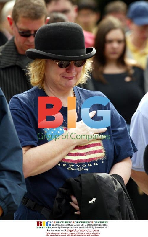 9/11 memorial service at Grosvenor Square