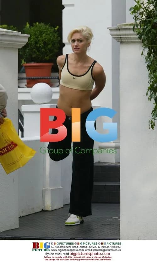 Gwen Stefani Jogging in North London
