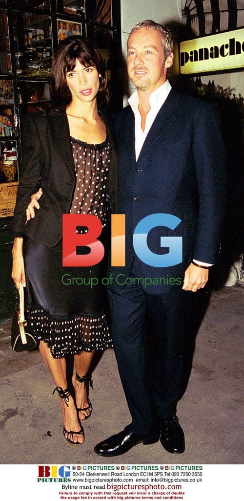 Model Lisa B with boyfriend at Jimmy Choo dinner