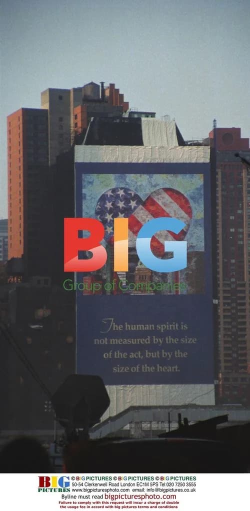 Poster in NYC for 9/11 anniversary