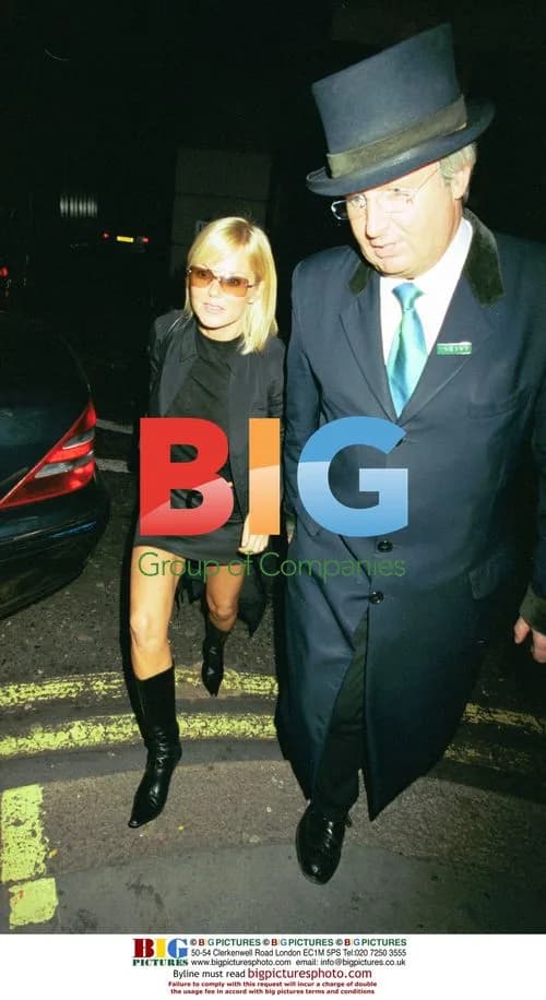 Geri Halliwell arrives at The Ivy for dinner