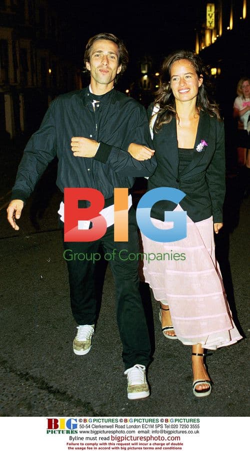 Jade Jagger and Dan Williams at Ivy Restaurant