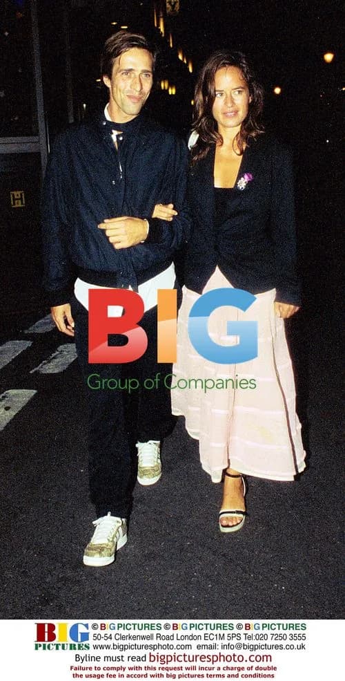 Jade Jagger with boyfriend at The Ivy